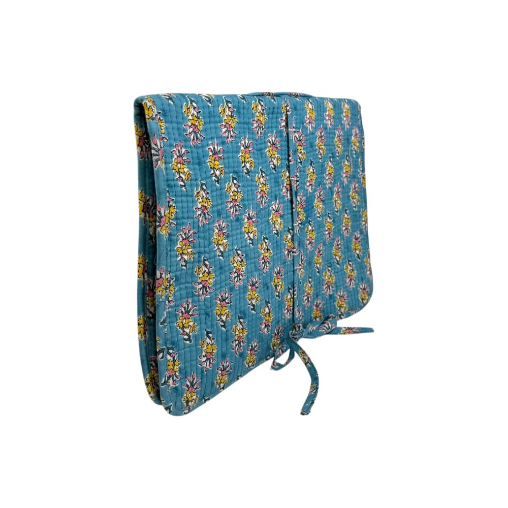Bolsita acolchada personalizable azul Toja
