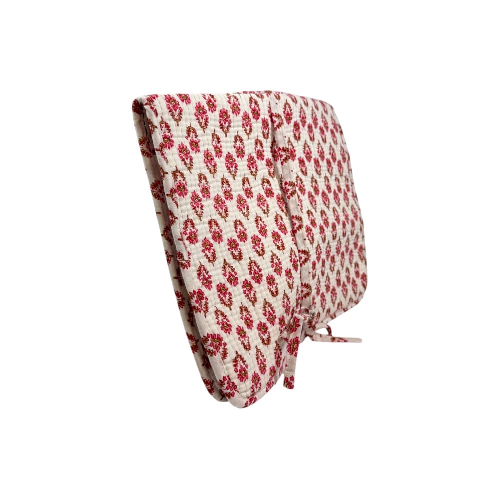 Bolsita acolchada personalizable rojo Toja