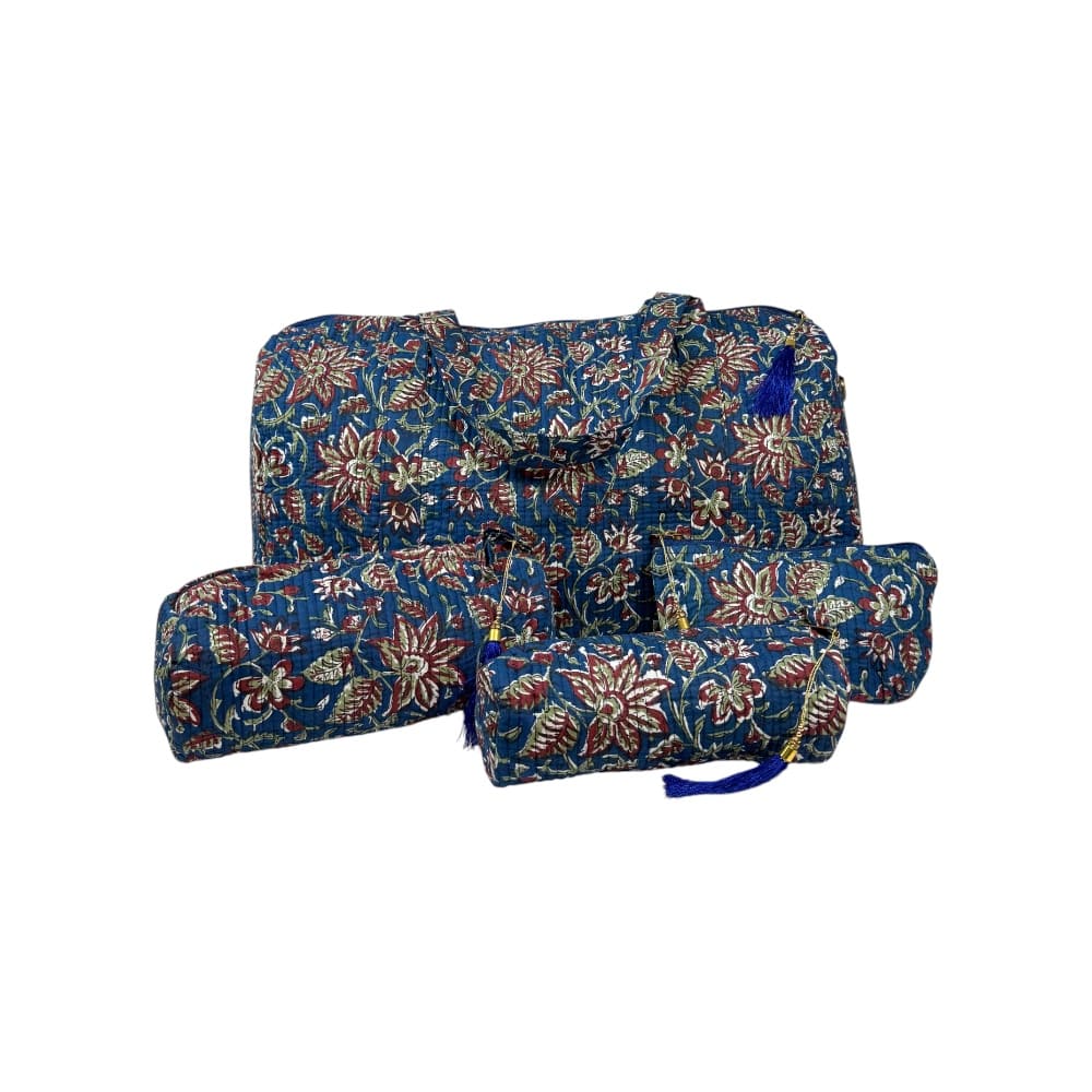 Pack completo de viaje azul marino Toja