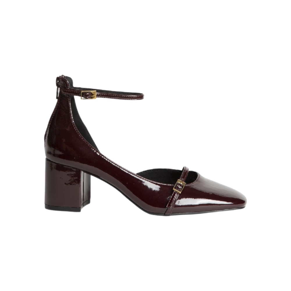 Zapato charol granate