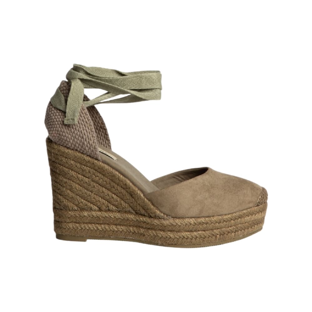 Cuña de esparto alta verde kaki